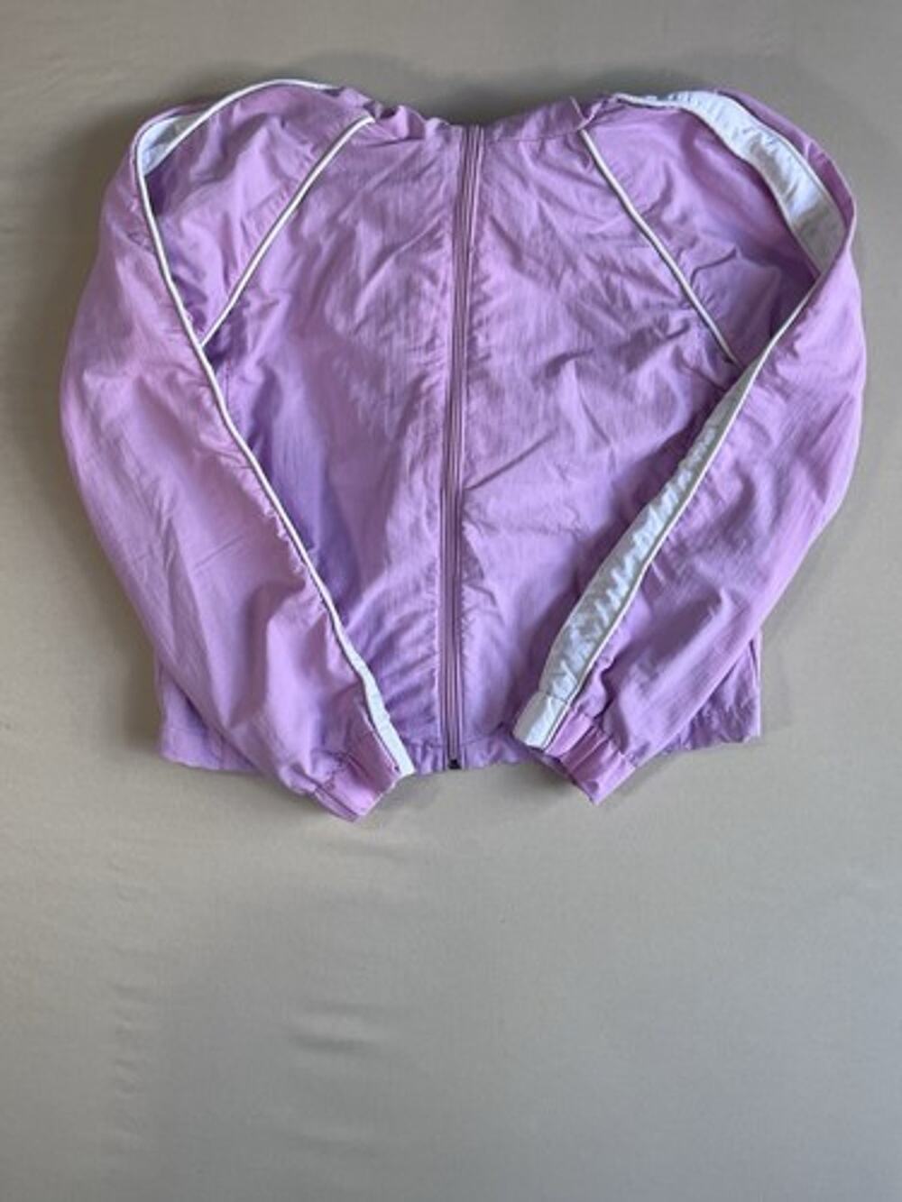Abercrombie & Fitch Women’s Purple Hooded Full Zip Windbreaker Jacket Size S